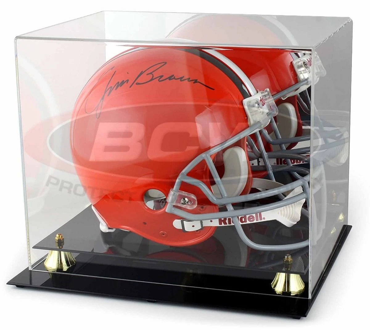 BCW Acrylic Football Helmet Holder Mit Spiegel