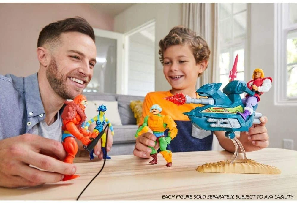 MATTEL Masters Of The Universe - Prince Adam Sky Sled Actionfigur – Bild 8