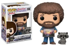 FUNKO POP! - Bob Ross - Bob Ross Und Raccoon Figur