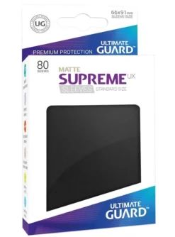 UG Supreme UX Sleeves - Standard Matt Schwarz (80 St.)
