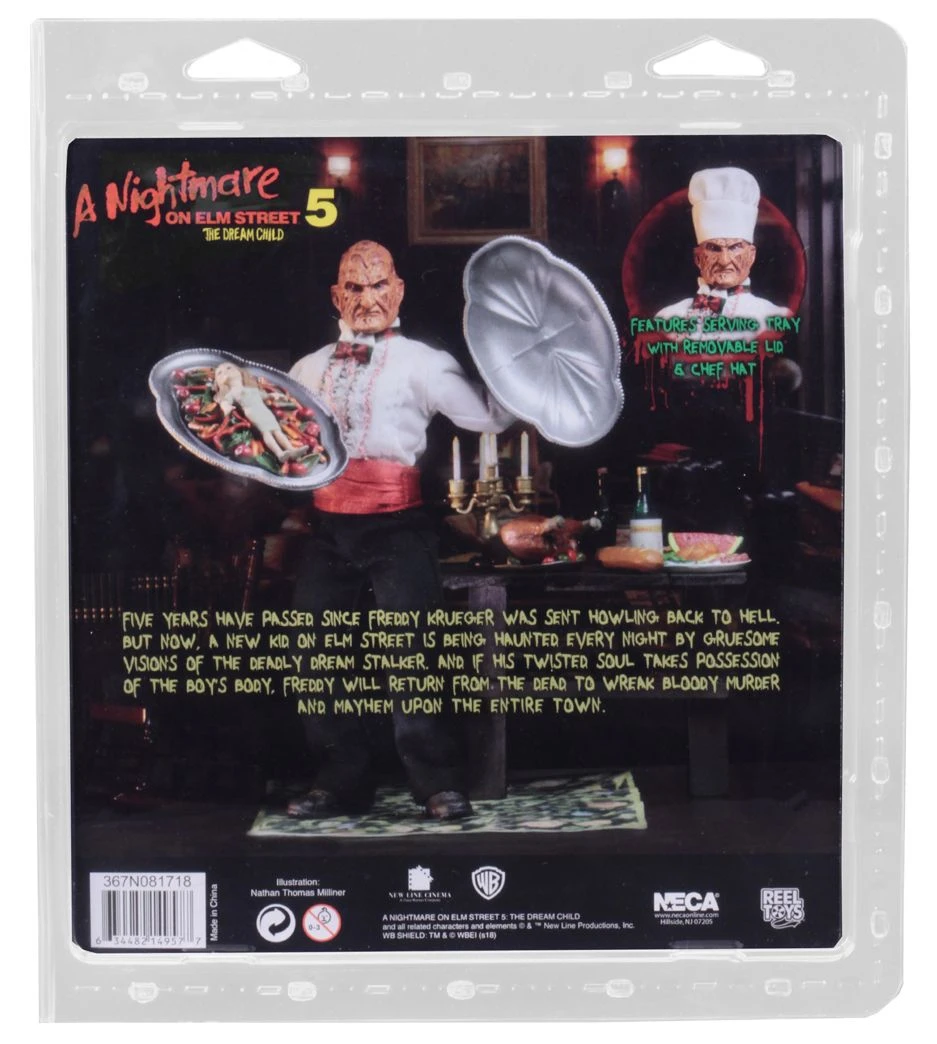 NECA Nightmare On Elm Street 5 - Chef Freddy 20cm Figur – Bild 5